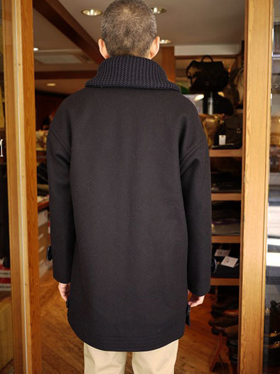 SOUTIENCOL NAVY MELTON SPANISH COAT / スティアンコル