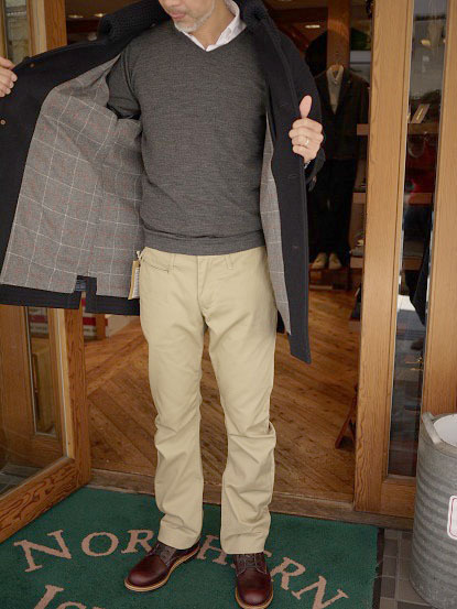 SOUTIENCOL NAVY MELTON SPANISH COAT / スティアンコル
